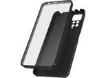 Avizar, Custodia Protettiva Per Xiaomi Redmi Note 11 / Note 11S, Fronte + Retro, Nero