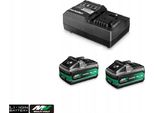 Hikoki Booster Pack B Multi Volt UC18YSL3WJZ 2 Batterie Ricaricabili BSL36BX 36V/4,0Ah Caricatore UC18YSL3