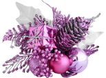 Ramo Di Bouquet Natalizio, Ramo Di Cono Di Abete Artificiale, Ramo Floreale Decorativo Natalizio