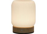 Legno Grana Touch Luce Notturna Pat Lampada Da Tavolo Camera Da Letto Lampada Da Comodino Luce D'ambiente Con Batteria Incorporata Lampada Portatile