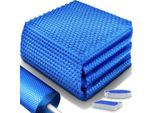 Tillvex® Premium Telo Solare Per Piscina 400 µM Rotondo 244 Cm | Telo Solare Termico Tagliabile A Misura | Telo Solare Copertura Solare | Telo Solare Per Riscaldamento Piscina Telo Solare Per Riscaldamento Acqua