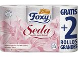 Carta Igienica Foxy Silk 3 Strati 4 + 2 Rotoli