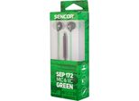 Sencor Sep 172 Vcm Green Cuffie In-Ear Con Microfono E Controllo Del Volume, 1,2 M, Jack 3,5 Mm