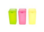 Vaso Con Tappo A Scatto 1,6L Rettangolare Alto Ph Mix Colori