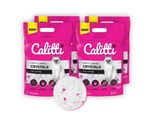 Calitti - Lettiera Per Gatti Ai Silicati | Lettiera Ai Cristalli Di Silicato Premium | Sabbia Antibatterica Per Gatti | Set Di 4 4 X 3,8 L = 15 L