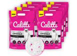 Calitti - Lettiera Per Gatti Ai Silicati | Sabbia Antibatterica Per Gatti | Set Di 8 Pezzi 8 X 3,8 L = 30 L