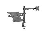 Wiltec Supporto 2In1 Per Monitor E Laptop Supporto Per Monitor E Notebook Vesa 75X75/100X100