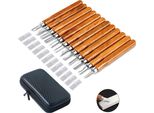 12 Pcs Set Di Frese Per La Lavorazione Del Legno Set Di Frese Per La Lavorazione Del Legno Fai Da Te Set Di Frese Multifunzionali Per La Casa Con Borsa Di Stoccaggio