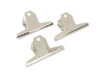 Clip Per Bulldog, Clip Per Bulldog In Metallo, Clip Per Bulldog Grandi, Clip Con Cerniera In Metallo, Clip Per Bulldog In Argento, Clip Con Cerniera In Ferro
