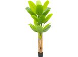 Albero Di Banane Artificiale, Design Realistico, Decorazione Senza Manutenzione, 210 Cm