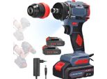 Avvitatore Multifunzione, Motore Brushless, Coppia Di 55 Nm, 2 Batterie