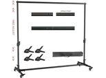 Supporto Per Fondale, Regolabile In Altezza, Design Portatile, 2000X2000Mm, Senza Supporto Flessibile
