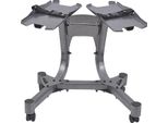 Rastrelliera Per Manubri, Portata 100 Kg, Dimensioni 66 X 55 X 50 Cm, Dimensioni Piastra 39 X 20 Cm, Peso 16 Kg, Compatibile Con Manubri Regolabili