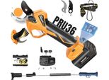 Potatore Elettrico, Design A Batteria, Taglio Efficiente, PRU-36 Y Con Asta, Due Batterie