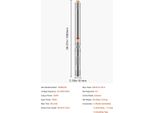Pompa Sommergibile, Struttura In Acciaio Inox, Alta Efficienza Energetica, Avviamento Esterno 750W, Ue