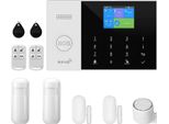 Sistema Di Allarme Di Sicurezza, Connettività Wireless, Controllo Intelligente Tramite App, Gsm 2G Kit B, Spina Ue