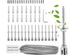 Set Di Arrampicata Per Piante, Acciaio Inox T316, Sistema Completo Con Staffe A Parete, A