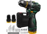 Trapano A Percussione, Coppia 55Nm, Motore Brushless, 2 Batterie, Eu