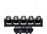 Testa Mobile, 5X40W Led Rgbw, Controllo DMX512, Spina Ue