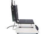 Ferro Per Waffle, Temperatura Regolabile, Superficie Antiaderente, Argento