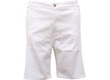 6161AH Bermuda Uomo Dondup Off White Abraded Cotone Shorts Man
