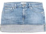 7699AH Gonna Bimba Girl Dondup Blue Denim Cotone Skirt