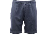 6208AH Bermuda Uomo Briglia Blue Textured Cotone/Linen Shorts Man