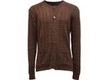 6100AR Maglione Cardigan Uomo Imperial Man Sweater Brown