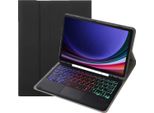 Inf Custodia Tastiera Bluetooth Con Touchpad Per Galaxy Tab S9+/S10+ 12.4""