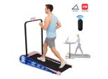 Ph Fitness B3F Tapis Roulant Pieghevole - Walkingpad Con Corrimano E Staffa - Motore Da 1,3 Cv, 1-8 Km/H, 100 Kg - Telecomando, Inclinazione Manuale, Bluetooth