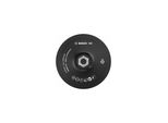 Bosch Professional StüTzteller Mit Klettverschluss 125 Mm 12.500 U/Min | FüR Exzenterschleifer Gex 125-1 Ae Oder Gex 125 Ac| Mit Durchmesser Von 125 Mm Und Drehzahl Von Bis Zu 12.500 U/Min| 2608601077)