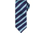 Cravatta Premier Da Uomo Con Motivo Waffle (2 Pezzi/Confezione) RW6950 (Taglia Unica) (Blu Navy / Turchese)