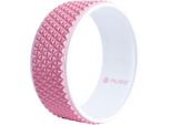 Pure2Improve Ruota Da Yoga 34 Cm Rosa E Bianca