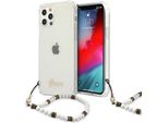 Guess Guhcp12Mkpswh Custodia Rigida Trasparente Per Iphone 12/12 Pro 6.1 Bianco Perla