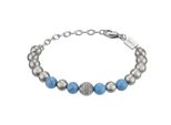 Bracciali Con Perline Breil Silver Collection B Fence - Uomo