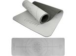 Lifefit Yoga Mat Relax Duo, 183X58X0,6Cm, Nero