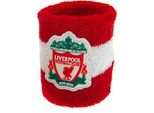 Liverpool Fc - Polsino In Cotone 2-Pack Crest Per Uomini/Donne Unisex BS3696 (Taglia Unica) (Rosso/Bianco)
