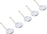 50Pcs Acciaio Inox Dentale Ortodontico Bocca Specchi Pianura Specchio