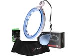 Set Magnetico Hula Hop Blu Hhm15 Con Contatore Hms + Cintura Br163 Nero Plus Size