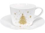 Tazza E Piattino In Porcellana Zlatá Koleda 2025 - 150 Ml