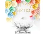 Fai Da Te Bella Carta Velina Decorazione Floreale Per Compleanno Matrimonio Festa Grigio