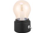 Luce Notturna Retrò Creativa A Led Luce Notturna Ricaricabile Usb Nero