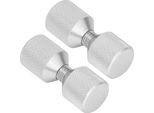 2Pcs Flangia Allineamento Pin Anodizzare Alluminio 1?1/8In Flangia Doppio Foro Set Per 0,5 A 14In 150LB Flange Argento