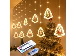 Luci Di Natale A Led, Motivi Di Stelle E Abeti, Decorazioni Per Interni/Esterni Per Feste E Matrimoni