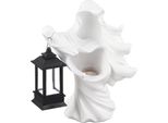 Statua Messaggero Dell'inferno Con Lanterna Fantasma In Resina Decorazione Di Halloween