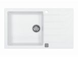 Alveus Cadit - Lavello In Granito 860X500 Mm, Con Comando Di Scarico, Artico 1132027
