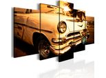 Quadri Su Tela 200X100 Cm 030206- 5 Quadri Su Tela Non Tessuta 5 Pezzi Stampa D'arte Moderna Arte Murale Xxl Decorazione Murale Design Quadro Murale Auto
