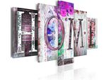 Quadri Su Tela 200X100 Cm 020115- 66 Quadro Su Tela Non Tessuta 5 Pezzi Stampa D'arte Moderna Arte Murale Xxl Decorazione Murale Design Quadro Da Parete Home