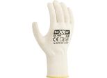 12 Paia Di Guanti A Maglia Media Cotone/Nylon Taglia 11