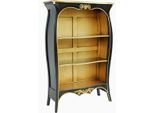 Casa Padrino Libreria Barocca Nero/Oro L 110 X H 169 Cm Libreria Scaffale Mobile